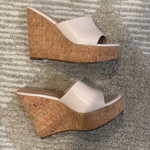 Women's light pink Wedge Sandals